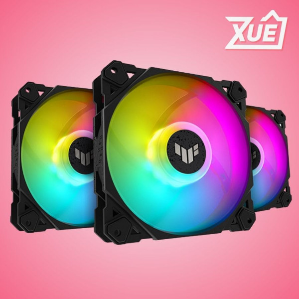 FAN CASE ASUS TUF GAMING TF120 ARGB 3IN1 (PACK 3 FAN 12CM / CÓ HUB)