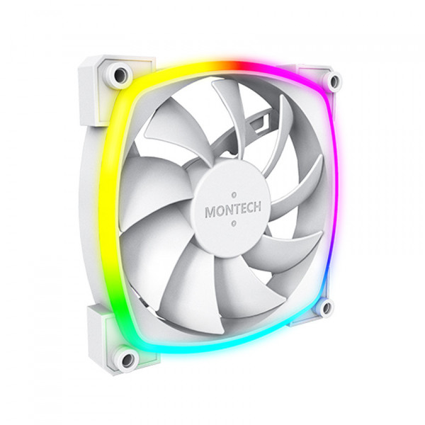 FAN CASE TẢN NHIỆT MONTECH AX 120 PWM WHITE (MÀU TRẮNG/QUẠT THỔI)