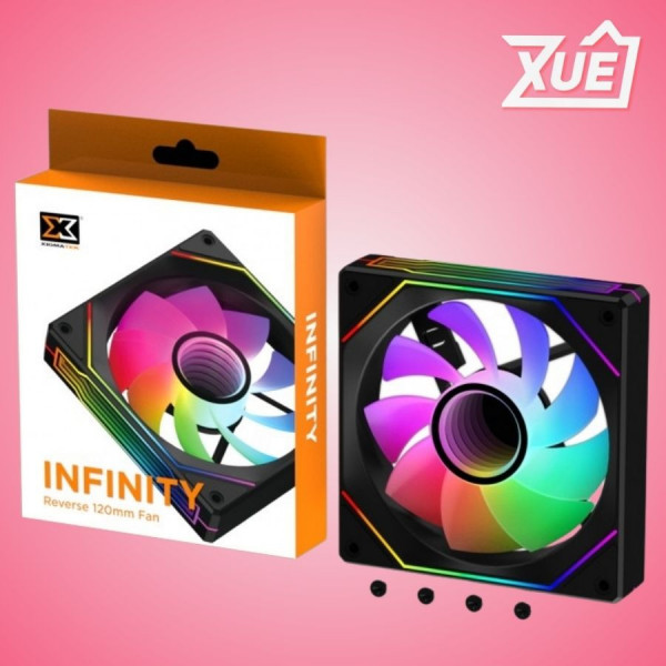 FAN XIGMATEK INFINITY REVERSE 120MM_EN44588 (RGB AUTO/CÁNH ĐẢO CHIỀU)