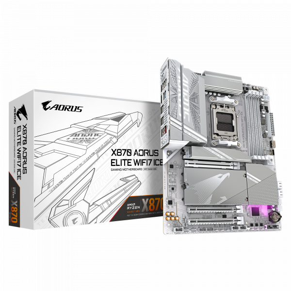 MAINBOARD GIGABYTE X870 AORUS ELITE WIFI 7 ICE