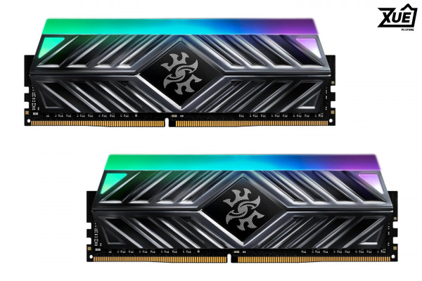 BỘ NHỚ TRONG ADATA XPG SPECTRIX D41 RGB GREY (AX4U32008G16A-DT41) 16GB (2X8GB) DDR4 3200MHZ