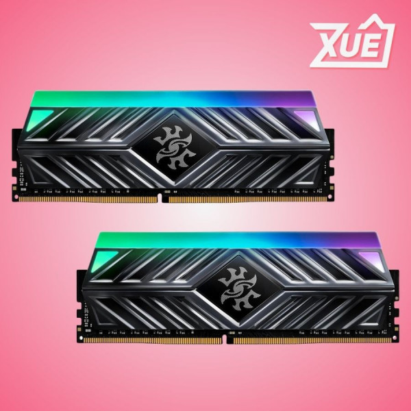 BỘ NHỚ TRONG ADATA XPG SPECTRIX D41 RGB GREY (AX4U32008G16A-DT41) 16GB (2X8GB) DDR4 3200MHZ