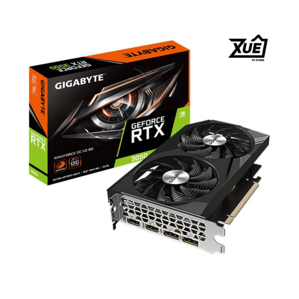 CARD MÀN HÌNH GIGABYTE RTX 3050 WINDFORCE OC V2 8G