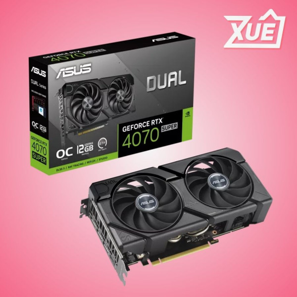 CARD MÀN HÌNH ASUS DUAL RTX 4070 SUPER-O12G-EVO