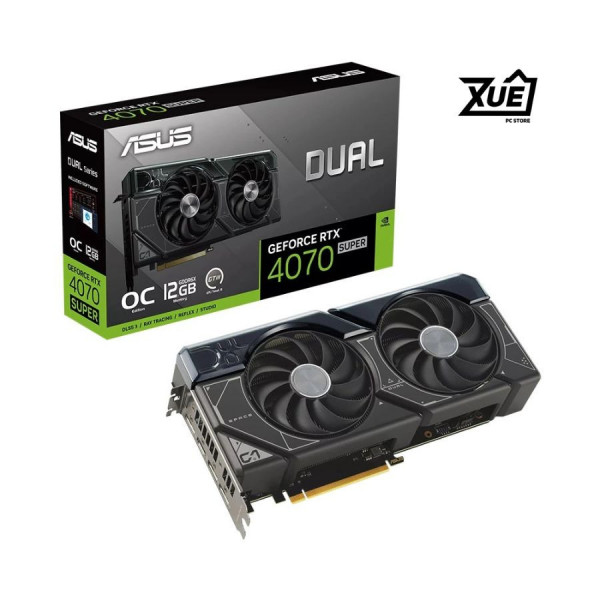 CARD MÀN HÌNH ASUS DUAL RTX 4070 SUPER-O12G-EVO