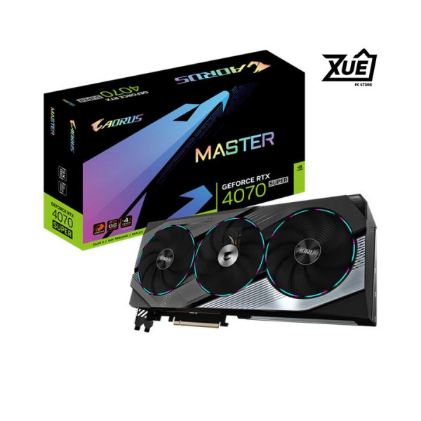 CARD MÀN HÌNH GIGABYTE RTX 4070 SUPER AORUS MASTER-12G