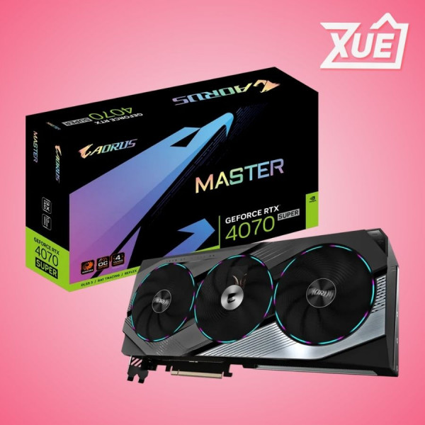 CARD MÀN HÌNH GIGABYTE RTX 4070 SUPER AORUS MASTER-12G