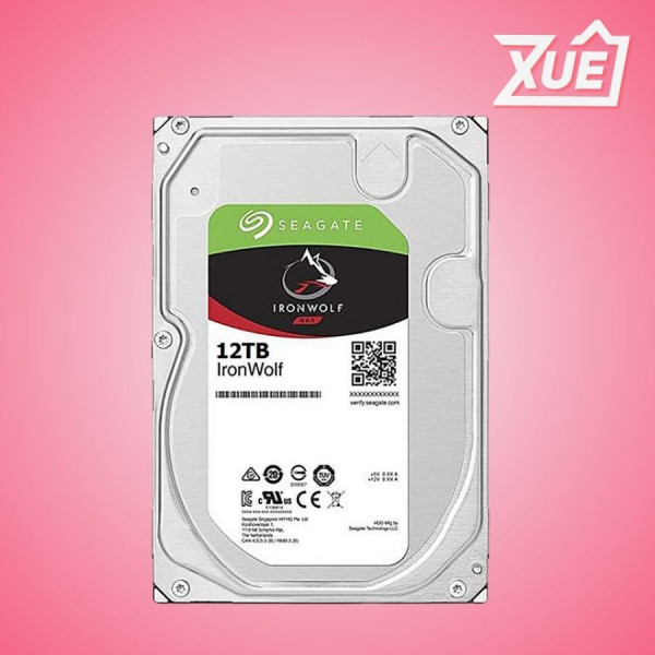 Ổ CỨNG HDD SEAGATE IRONWOLF 12TB 3.5 INCH, 7200RPM, SATA, 256 MB CACHE (ST12000VN0008)