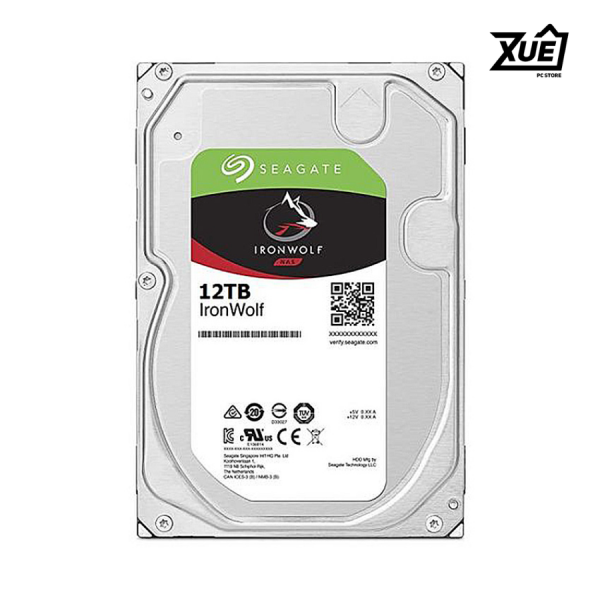 Ổ CỨNG HDD SEAGATE IRONWOLF 12TB 3.5 INCH, 7200RPM, SATA, 256 MB CACHE (ST12000VN0008)