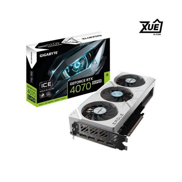 CARD MÀN HÌNH GIGABYTE RTX 4070 Super EAGLE OC ICE-12GB