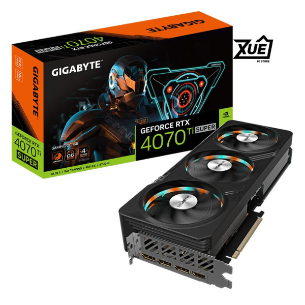 CARD MÀN HÌNH GIGABYTE RTX 4070 Ti Super WINDFORCE V2 OC-16GB