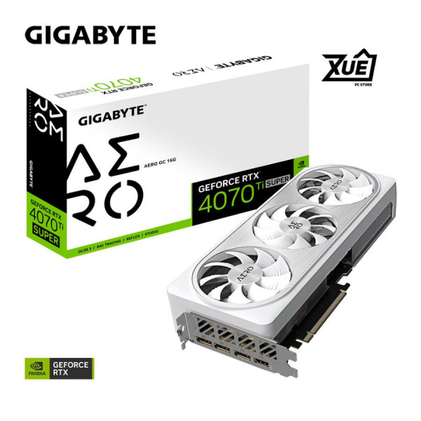 CARD MÀN HÌNH GIGABYTE RTX 4070 Ti Super AERO OC-16GB