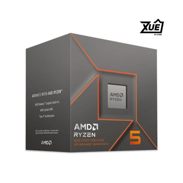 BỘ VI XỬ LÝ AMD RYZEN 5 8600G / 4.3GHz Boost 5.0GHz / 6 nhân 12 luồng / 22MB / AM5