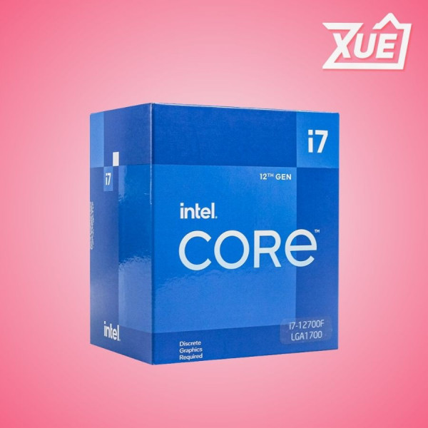 BỘ VI XỬ LÝ INTEL CORE I7-12700F (UP TO 4.8GHZ, 12 NHÂN 20 LUỒNG, 25MB CACHE, 125W) - SOCKET INTEL LGA 1700)