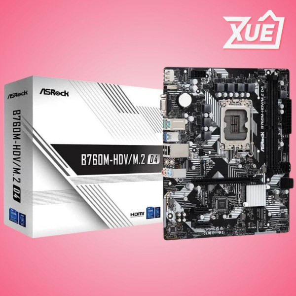 MAINBOARD ASROCK B760M-HDV/M.2 DDR4