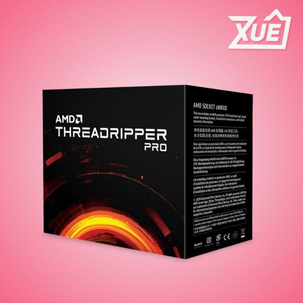 BỘ VI XỬ LÝ CPU AMD RYZEN THREADRIPPER PRO 3955WX (3.9 GHZ UPTO 4.3GHZ / 73MB / 16 CORES, 32 THREADS / 280W / SOCKET SWRX8)