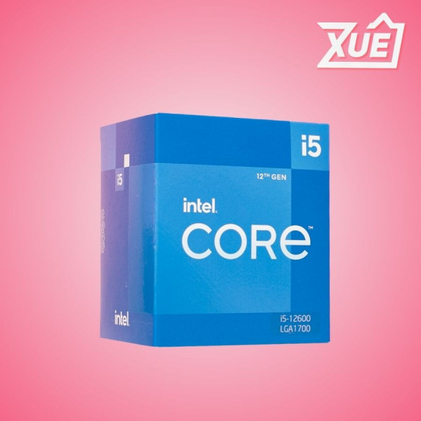 BỘ VI XỬ LÝ CPU INTEL CORE I5-12600 (UPTO 4.8GHZ, 6 NHÂN 12 LUỒNG, 18MB CACHE, 65W) - SOCKET INTEL LGA 1700)