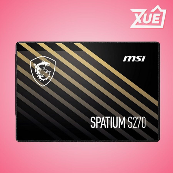 Ổ CỨNG SSD MSI SPATIUM S270 240GB SATA III 2.5 INCH  (ĐỌC 500MB/S, GHI 400MB/S)