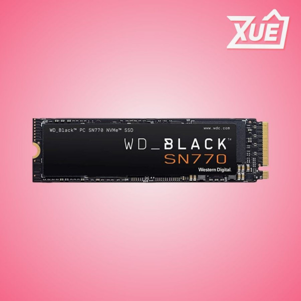 Ổ CỨNG SSD WD SN770 BLACK 250GB M.2 2280 PCIE NVME 4X4 (ĐỌC 4000MB/S - GHI 2000MB/S) - (WDS250G3X0E)