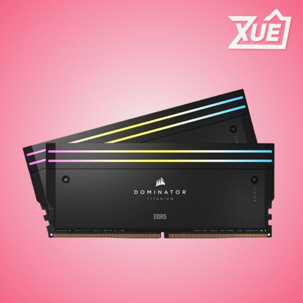 BỘ NHỚ RAM DESKTOP CORSAIR DOMINATOR TITANIUM RGB (CMP96GX5M2B6600C32) 96GB (2X48GB) DDR5 6600MHZ