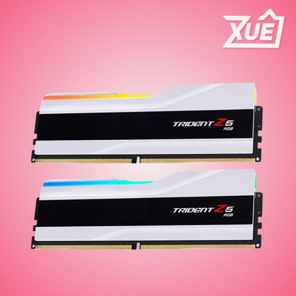 BỘ NHỚ RAM DESKTOP GSKILL TRIDENT Z5 RGB (F5-6000J3040G32GX2-TZ5RW) 64GB (2 X 32GB) DDR5 6000MHZ