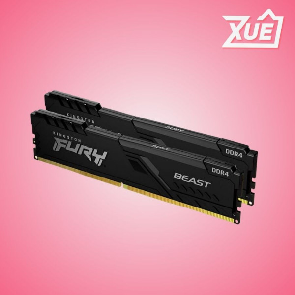 BỘ NHỚ RAM DESKTOP KINGSTON FURY BEAST (KF436C18BBK2/64) 64GB (2X32GB) DDR4 3600MHZ