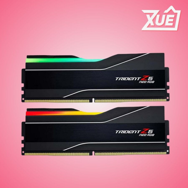 BỘ NHỚ RAM DESKTOP GSKILL TRIDENT Z5 NEO RGB (F5-6000J3238G32GX2-TZ5NR) 64GB (2X32GB) DDR5 6000MHZ