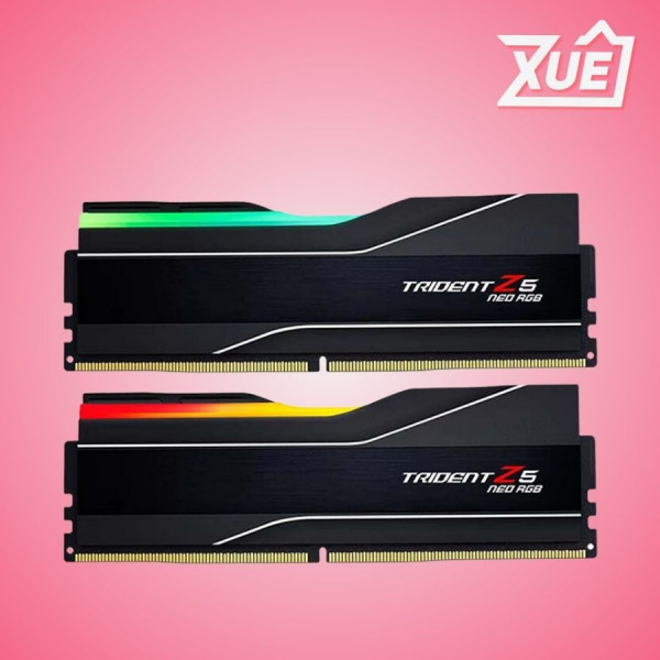 BỘ NHỚ RAM DESKTOP GSKILL TRIDENT Z5 NEO RGB (F5-6000J3038F16GX2-TZ5NR) 32GB (2 X 16GB) DDR5 6000MHZ