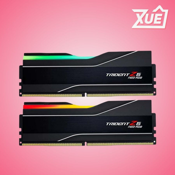 BỘ NHỚ RAM DESKTOP GSKILL TRIDENT Z5 NEO RGB (F5-6000J3040G32GX2-TZ5NR) 64GB (2 X 32GB) DDR5 6000MHZ