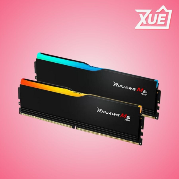 BỘ NHỚ RAM DESKTOP GSKILL RIPJAWS M5 RGB (F5-5200J4040A16GX2-RM5RK) 32GB (2X16GB) DDR5 5200 MHZ