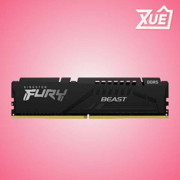 BỘ NHỚ RAM DESKTOP KINGSTON FURY BEAST (KF552C40BB-8) 8GB (1X 8GB) DDR5 5200MHZ