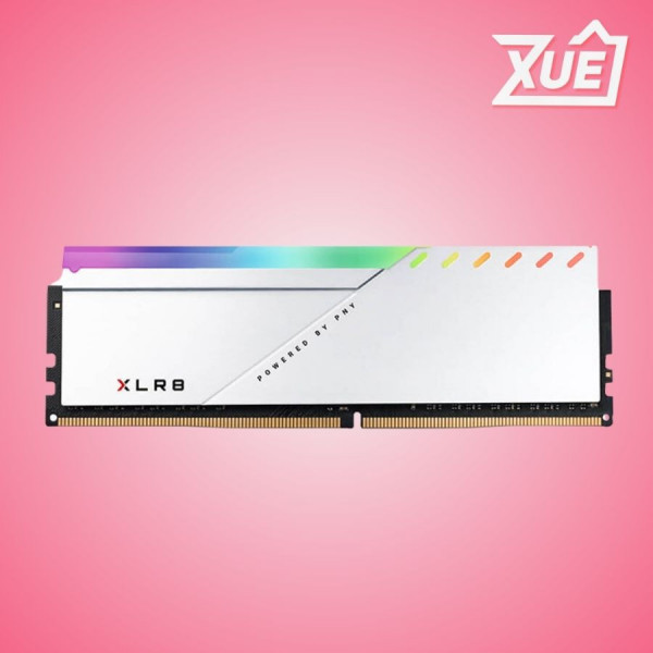 BỘ NHỚ RAM DESKTOP PNY XLR8 RGB SILVER (MD16GSD4320016XSRGB) 16GB (1X 16GB) DDR4 3200MHZ