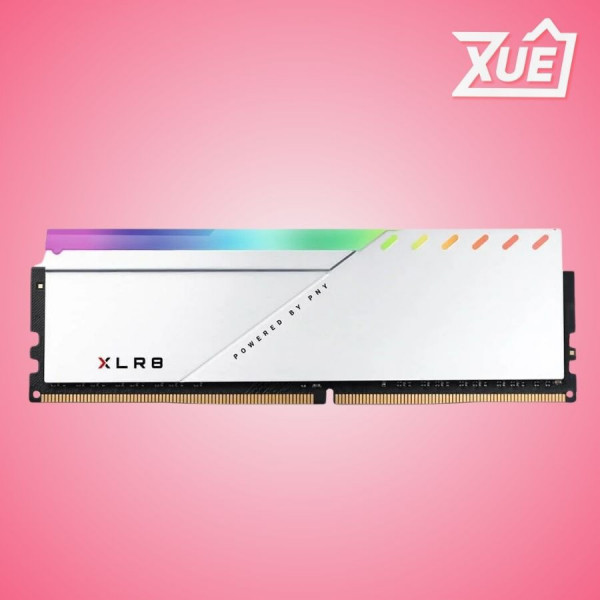 BỘ NHỚ RAM DESKTOP PNY XLR8 RGB SILVER (MD8GSD4320016XSRGB) 8GB (1X8GB) DDR4 3200MHZ