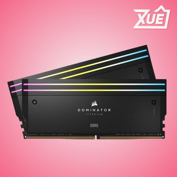 BỘ NHỚ RAM DESKTOP CORSAIR DOMINATOR TITANIUM RGB (CMP96GX5M2B6400C32) 96GB (2X48GB) DDR5 6400MHZ