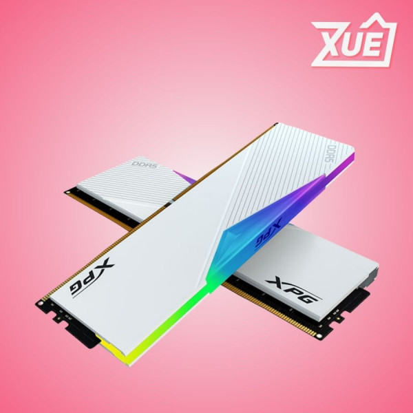 BỘ NHỚ RAM DESKTOP ADATA XPG LANCER RGB WHITE (AX5U6400C3216G-CLARWH) 16GB (1X 16GB) DDR5 6400MHZ