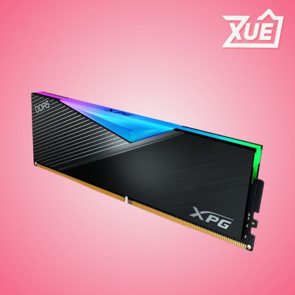 BỘ NHỚ RAM DESKTOP ADATA XPG LANCER RGB BLACK (AX5U5600C3616G-CLARBK) 16GB (1X 16GB) DDR5 5600MHZ