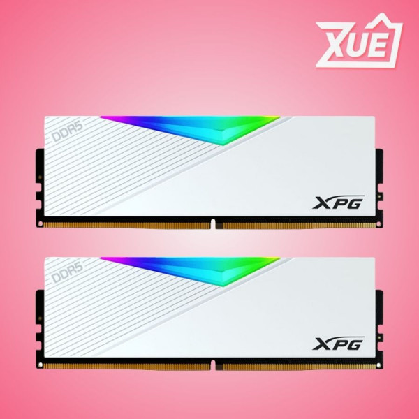 BỘ NHỚ RAM DESKTOP ADATA XPG LANCER RGB WHITE (AX5U6800C3424G-DCLARBK) 24GB (2X 12GB) DDR5 6800MHZ