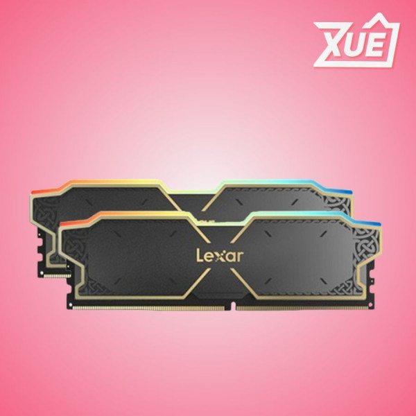 BỘ NHỚ RAM DESKTOP LEXAR THOR RGB (LD5U16G60C38BG-RGD) 32GB (2X16GB) DDR5 6000MHZ