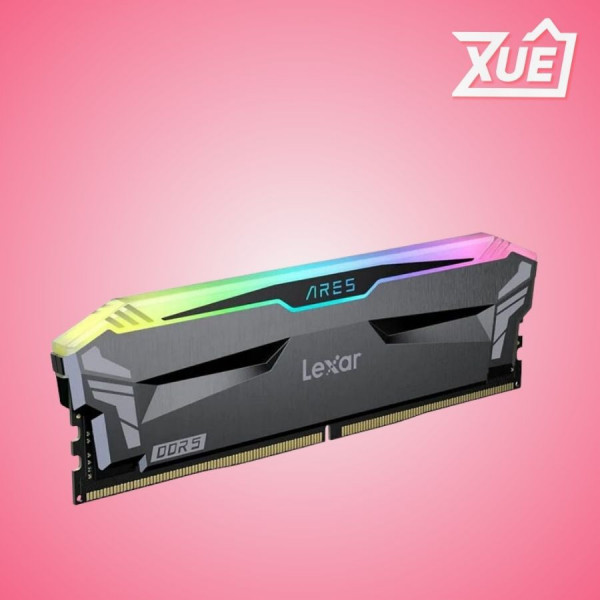 BỘ NHỚ RAM DESKTOP LEXAR ARES RGB (LD5U16G64C32LA-RGS) 16GB (1X16GB) DDR5 6400MHZ