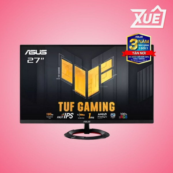 MÀN HÌNH ASUS TUF VG279Q3R (27 INCH/FHD/IPS/180HZ/1MS/LOA)