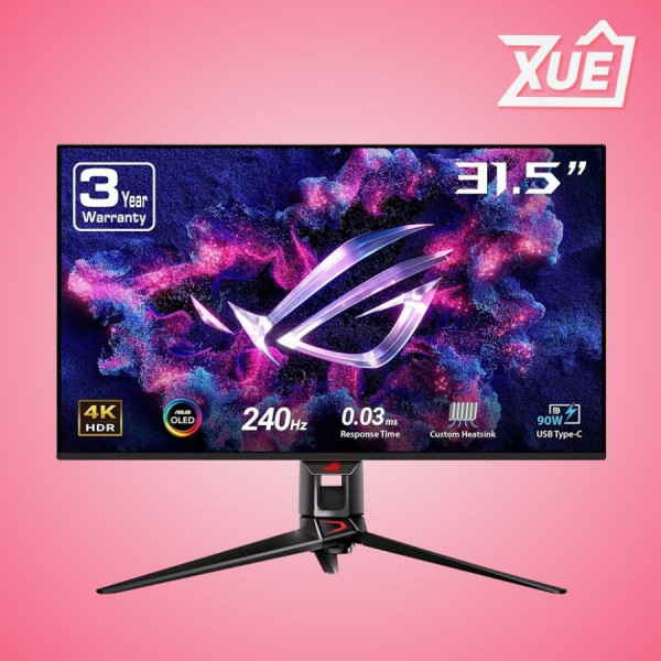 MÀN HÌNH ASUS ROG STRIX PG32UCDP (31.5 INCH/OLED/UHD-240HZ HOẶC FHD-480HZ/0.03MS)