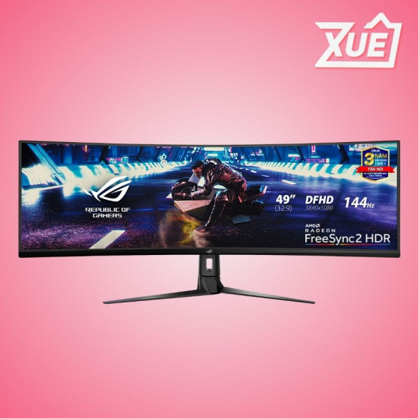 MÀN HÌNH GAMING ASUS ROG STRIX XG49VQ (49 INCH/DFHD/SUPER ULTRA-WIDE/VA/144HZ/4MS//LOA/CONG)