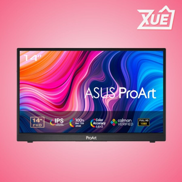 MÀN HÌNH DI ĐỘNG ASUS PROART PA148CTV (14INCH/FHD/IPS/60HZ/5MS/USB TYPEC/LOA/TOUCH)