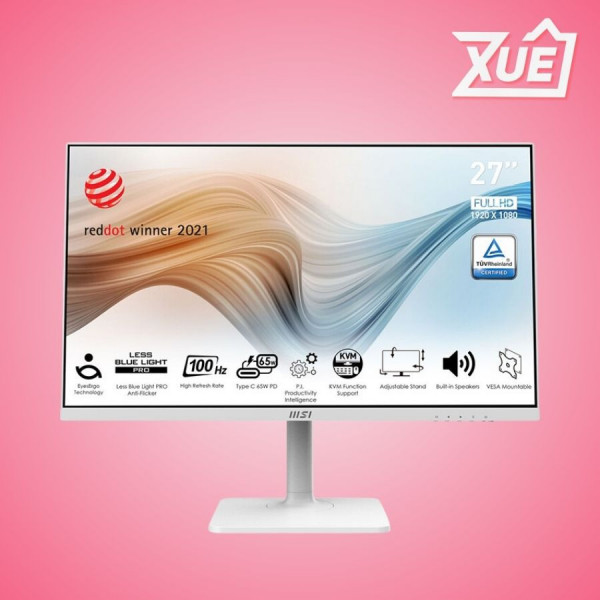 MÀN HÌNH MSI MODERN MD272XPW (27 INCH/FHD/IPS/100HZ/1MS/USB-C 65W)