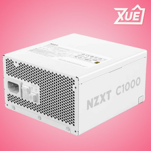 NGUỒN MÁY TÍNH NZXT C1000 GOLD ATX 3.1 WHITE – 1000W (80 PLUS GOLD/ FULL MODULAR)