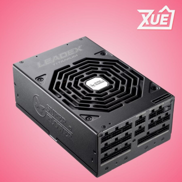 NGUỒN SUPER FLOWER LEADEX TITANIUM 1600W  FULL MODULAR - SF-1600F14HT