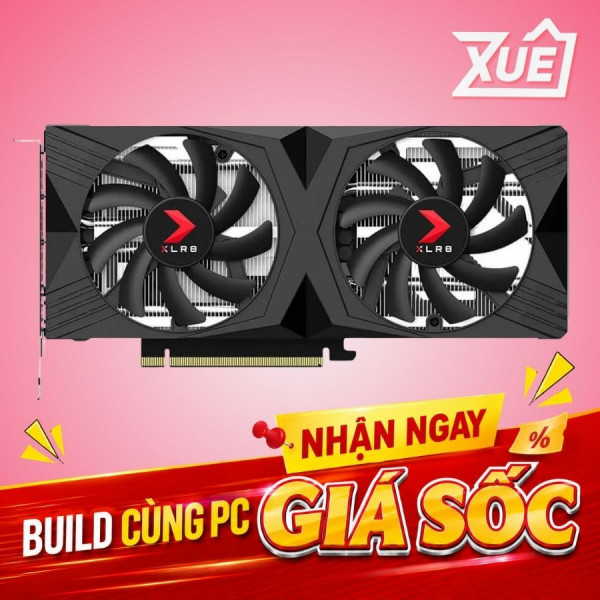 CARD MÀN HÌNH PNY GEFORCE RTX 4060TI 16GB OC XLR8 GAMING VERTO DUAL FAN – 16GB GDDR6