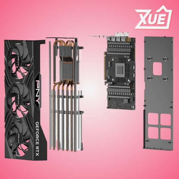 CARD MÀN HÌNH PNY RTX 4080 SUPER 16GB OC LED TF