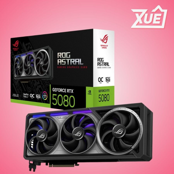 CARD MÀN HÌNH ASUS ROG ASTRAL RTX 5080 16G GAMING GDDR7 OC