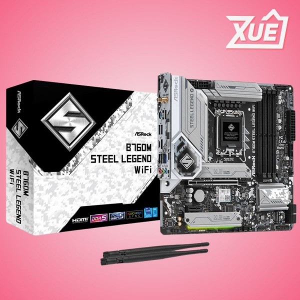 MAINBOARD ASROCK B760M STEEL LEGEND WIFI DDR5